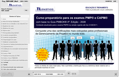 Tela demonstrativa do curso ITIL Foundation